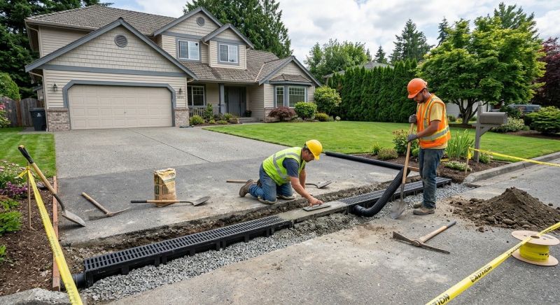 Wet Yard Drainage in Tuscaloosa, AL